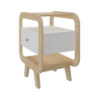 Mesa Auxiliar Nice Com Entrada Usb Nature Branco - 2