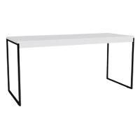 Mesa Reunião Ceo 1.2 Pés De Ferro Branco - 1