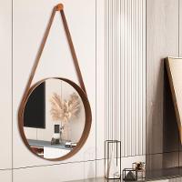 Espelho Alvorada 80 Cm Com Alça Castanho - 1