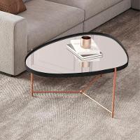 Mesa Centro De Sala Kingston Preto Bronze - 1