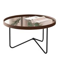 Mesa Centro De Sala Pensilvania Castanho Preto - 2