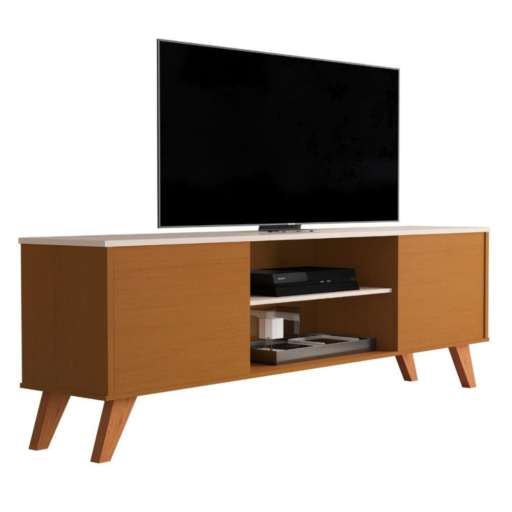 Bancada Tvs 60 Polegadas Portoferraio Cedro Off White - 2