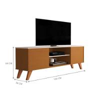 Bancada Tvs 60 Polegadas Portoferraio Cedro Off White - 3