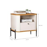 Jogo De Mesa De Cabeceira Bali Off White Nature Preto - 3