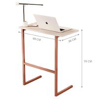 Mesa Notebook Pés Ferro Valência Pérola Bronze - 3