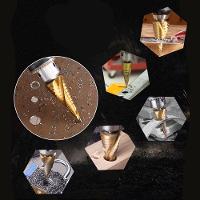 Broca Escalonada Lorben Espiral Profissional De 4 à 32 Mm Aço Rápido Titânio Gt6210 - 9