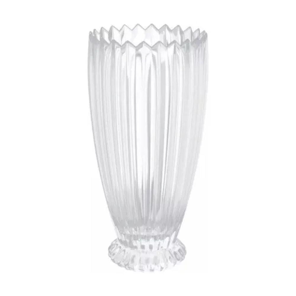 Vaso De Cristal Decorativo Geneva Wolff 13,5×27,5cm - 1