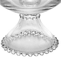 Tigela Saladeira De Cristal Com Pé Pearl 21x19cm Wolff - 3