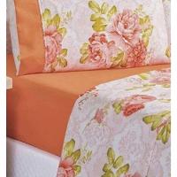 Jogo De Cama Estampado Micropercal 200 Fios Naturale Solteiro 03 Peças - Stella - 2