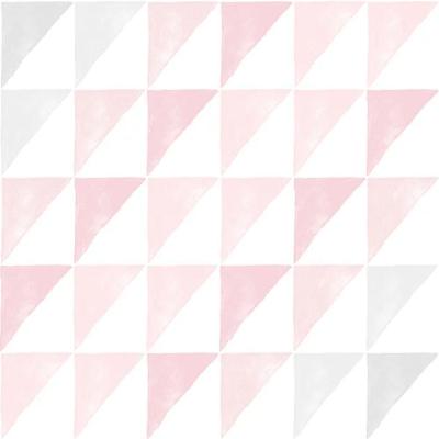 Papel De Parede Sonhos Triângulo Rosa 4202 Papel De Parede Sonhos 4202