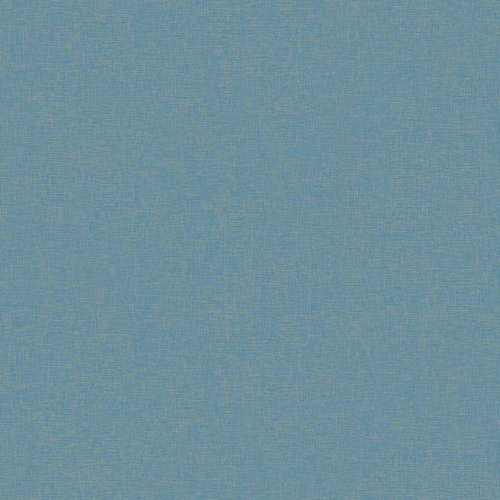 Papel De Parede Essencial Aspecto Têxtil Azul Ess1034 - 1
