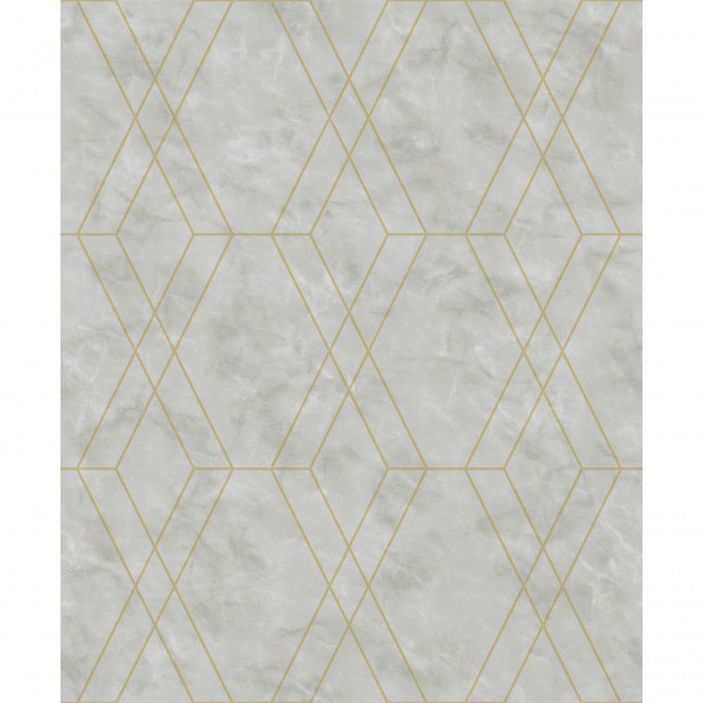 Papel De Parede Modern Maison Geometria Em Mármore Mm557701 - Rolo 10m X 0,52m - 1