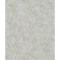 Papel De Parede Modern Maison Geometria Em Mármore Mm557701 - Rolo 10m X 0,52m - 1