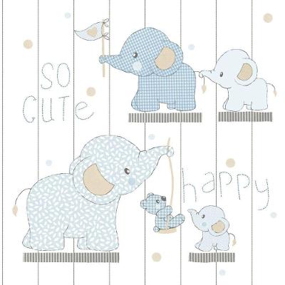 Papel De Parede Mondo Baby Elephant 13021 - Rolo 10m X 0,53m