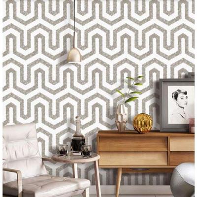 Papel De Parede Geometric Labirinto Mg880702r Tam. 10m² Papel De Parede Geometric Labirinto Mg880702r