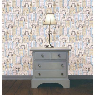 Papel De Parede Pure Kids Teens Village Kt68444 Tam. 4m² Papel De Parede Pure Kids & Teens Village Kt68444