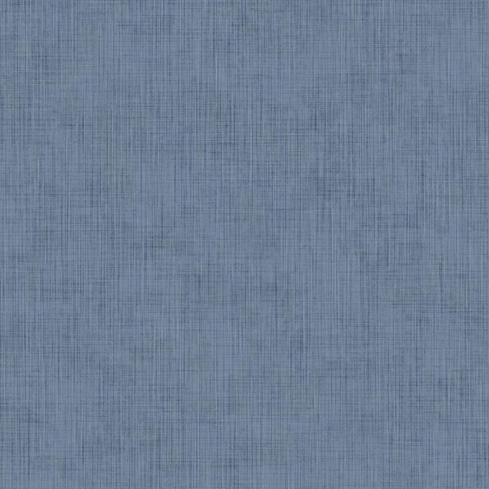 Papel De Parede Essencial Aspecto Têxtil Azul Ess1008 - 1