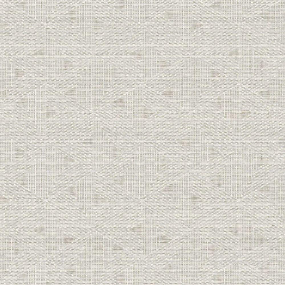 Papel De Parede Essencial Aspecto Têxtil Branco E Cinza Ess1023 - 2