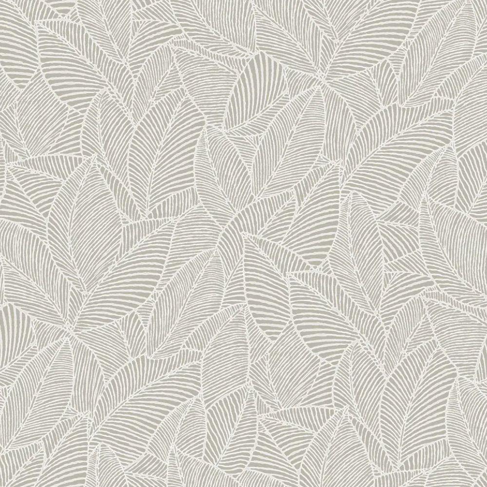 Papel De Parede Essencial Folhagem Branco Ess1018 - 1