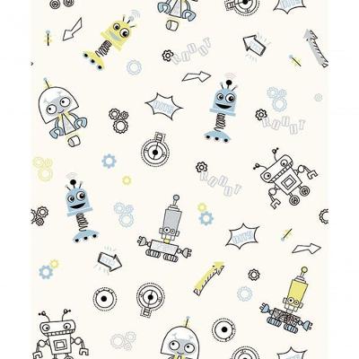 Papel De Parede Pure Kids Teens Robots Kt68451 Tam. 4m² Papel De Parede Pure Kids & Teens Robots Kt68451