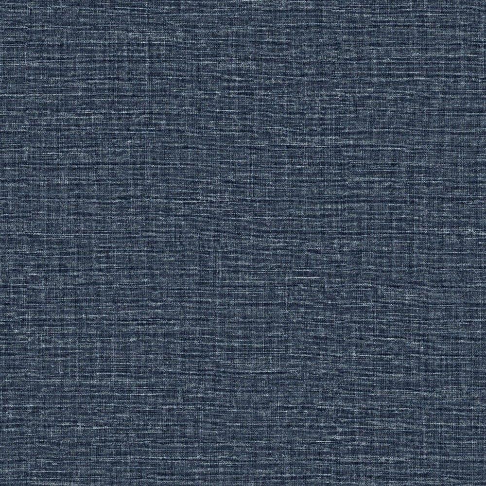 Papel De Parede Criativo Aspecto Têxtil Azul Cr333005r - 1