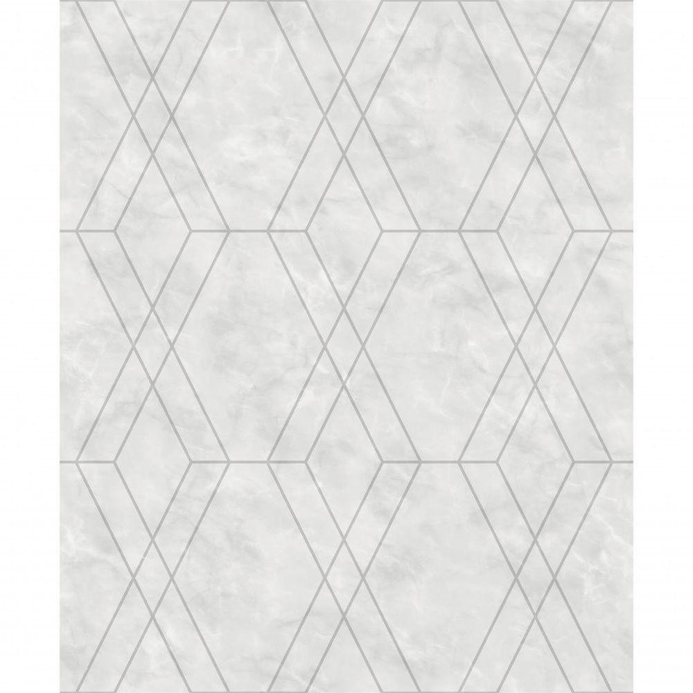 Papel De Parede Modern Maison Geometria Em Mármore Mm557703 - Rolo 10m X 0,52m - 1