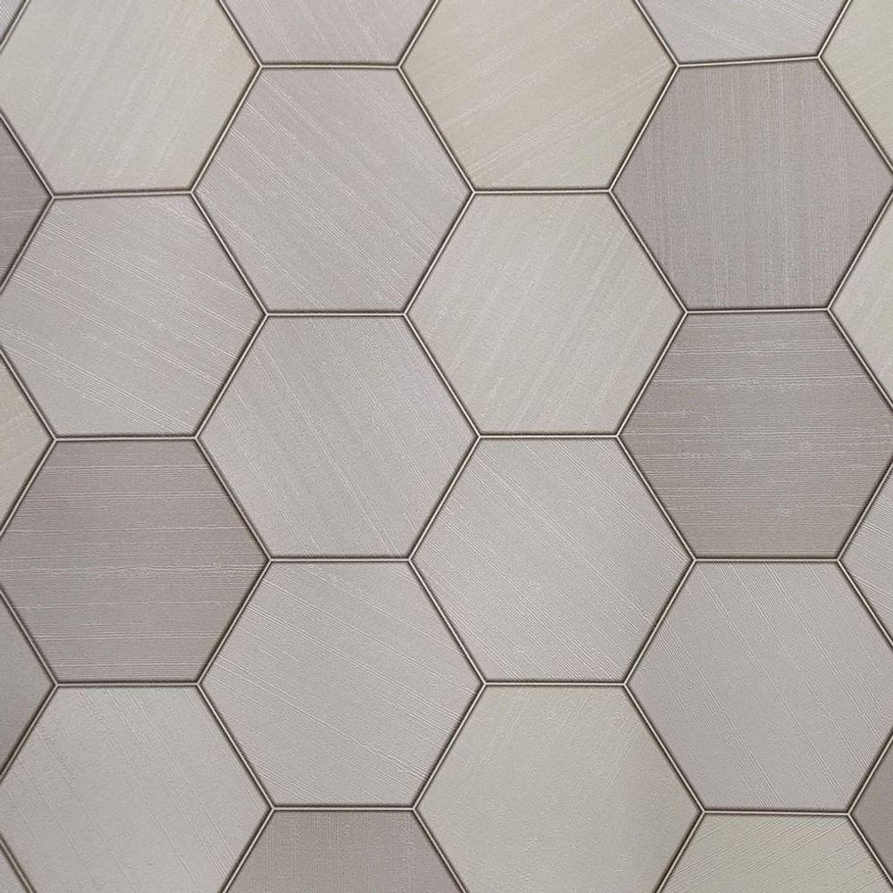 Papel De Parede Metropolis 3 Geométrico Cinza Mt300105r - 1