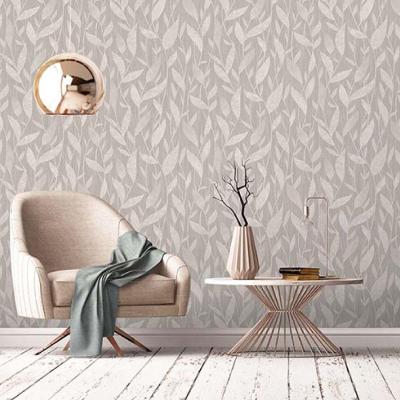 Papel De Parede Lille Folhagem Cinza 56707
