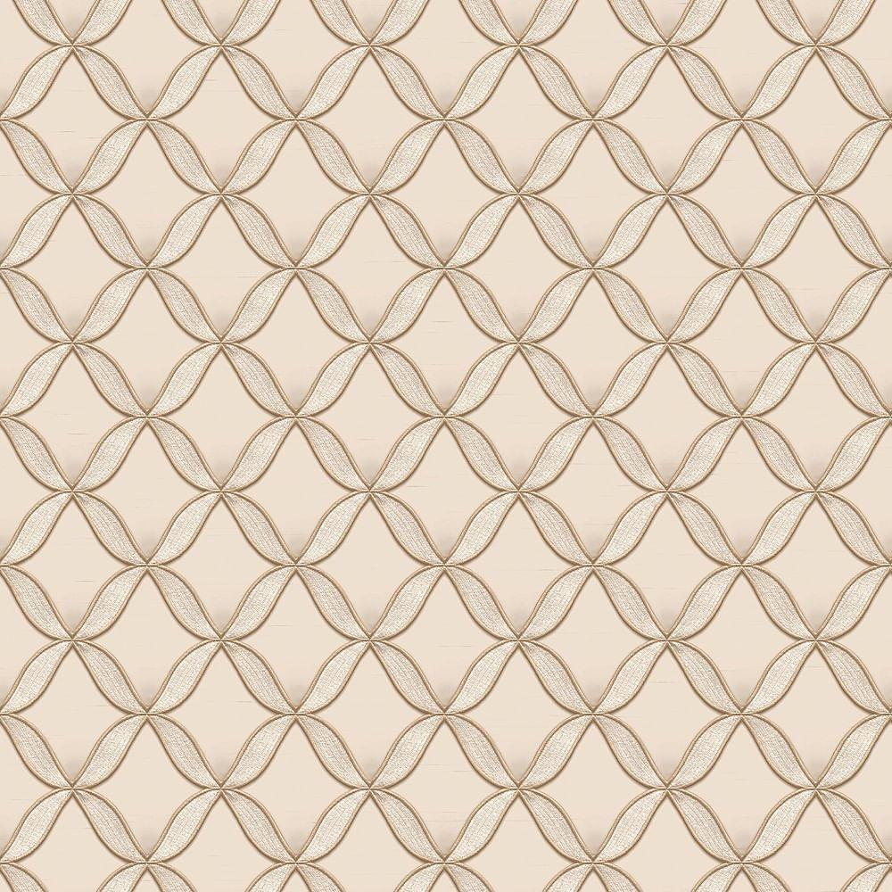Papel De Parede Hf Orient Geométrico Bege 221222 - 1