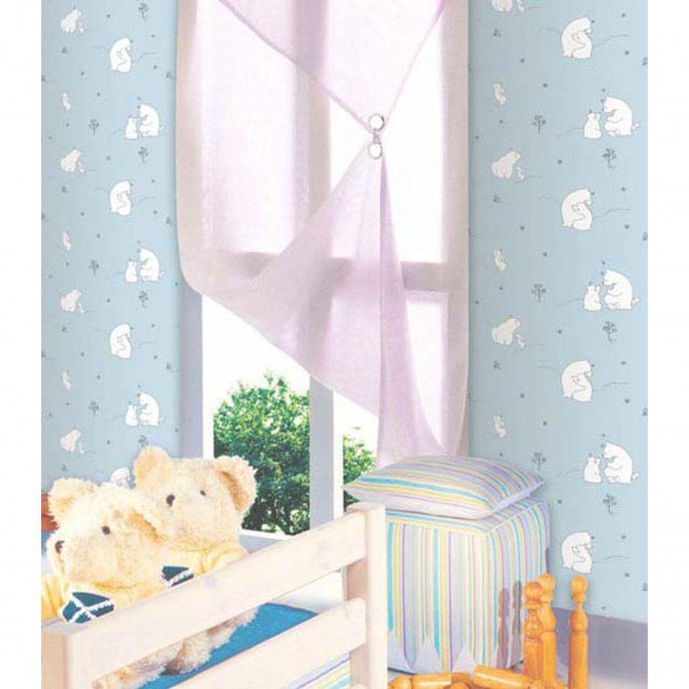 Papel De Parede Fofura Baby Ursinhos Fundo Azul Claro Ff4003 - 2