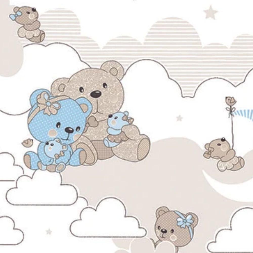 Papel De Parede Yoyo Ii Infantil Azul Yy204802r - 1