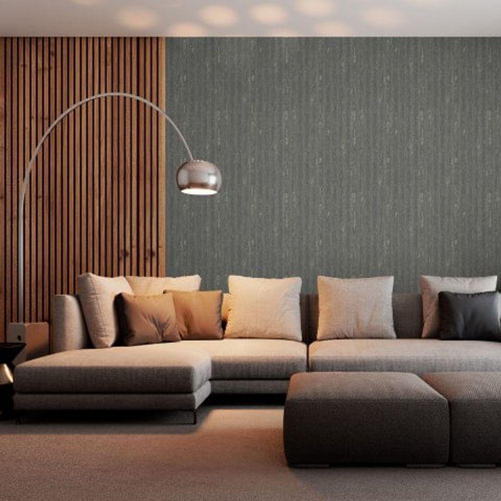 Papel De Parede Bobinex Essencial Textura Verde 4333 - 1