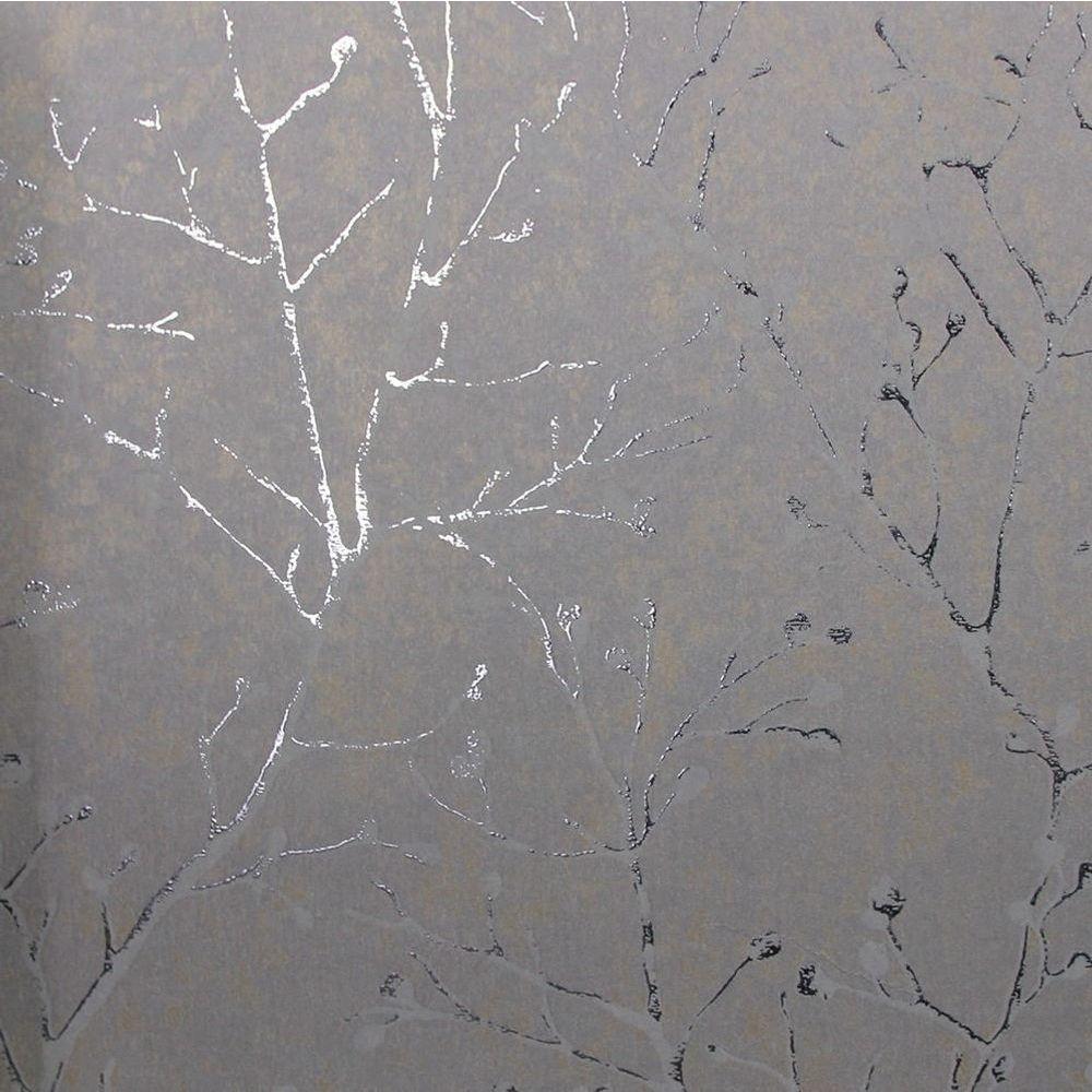 Papel De Parede White Swan Folhagem Azul Ws100903r - 1