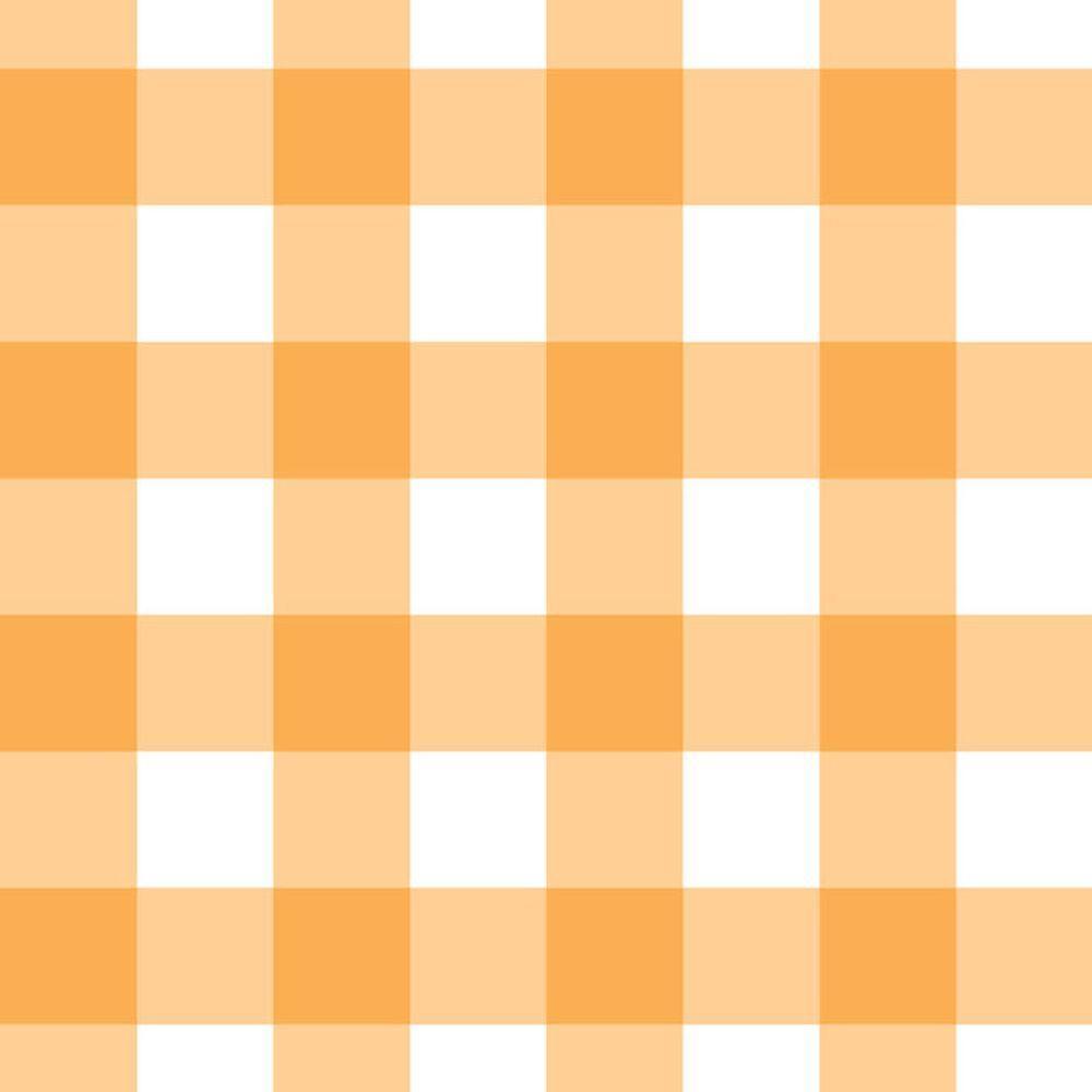 Papel De Parede Doce Estilo Xadrez Amarelo 82076 - 1