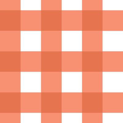Papel De Parede Doce Estilo Xadrez Laranja 81888