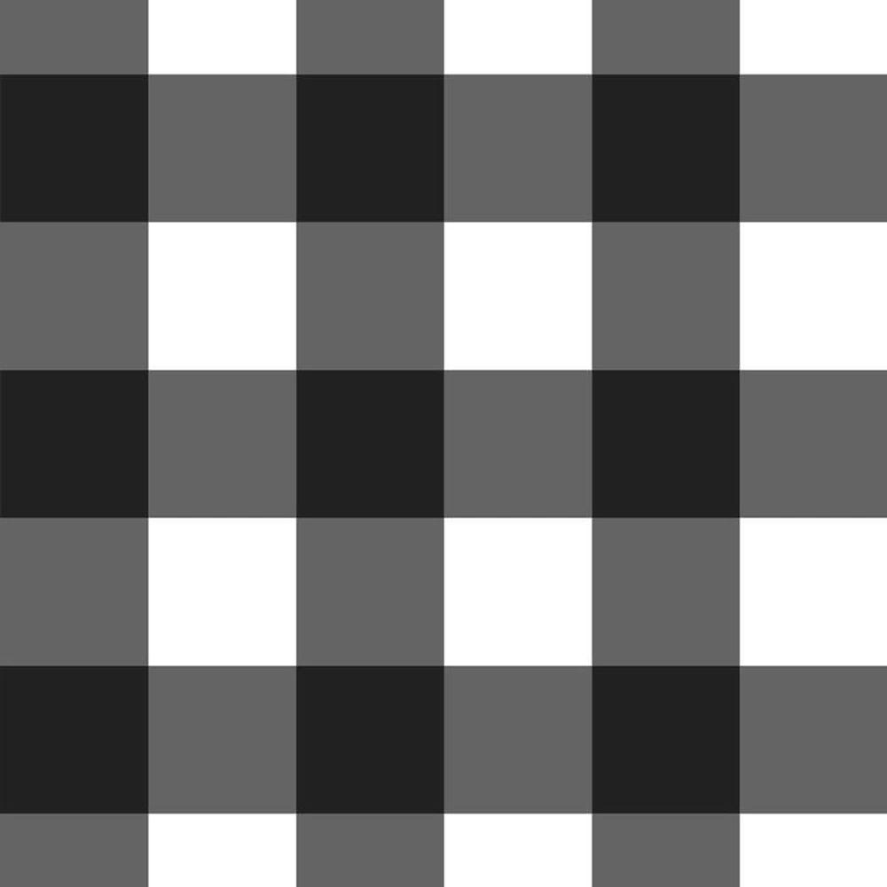 Papel De Parede Doce Estilo Xadrez Cinza 81918 - 1