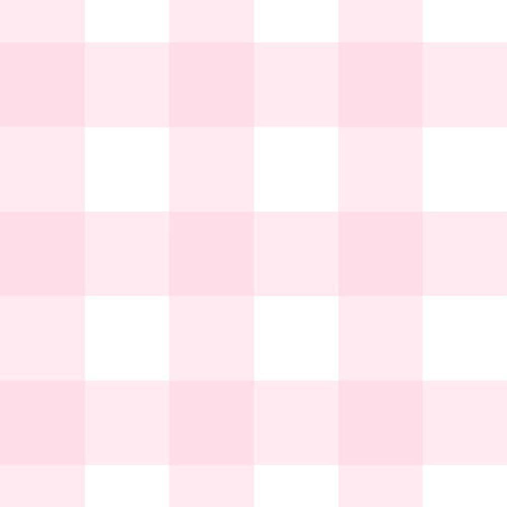 Papel De Parede Doce Estilo Xadrez Rosa 81932 - 1