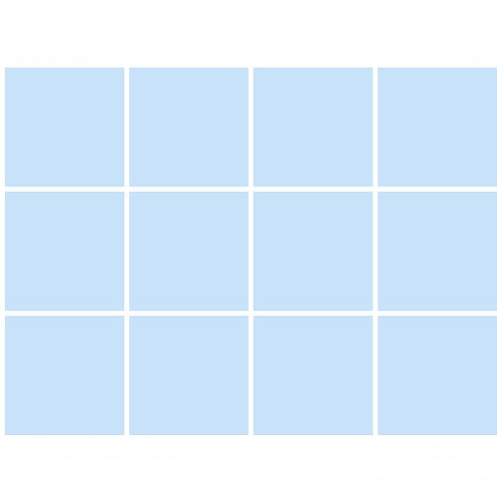 Papel De Parede Doce Estilo Geométrico Azul 82328 - 1