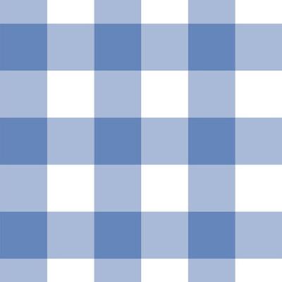 Papel De Parede Doce Estilo Xadrez Azul 81833