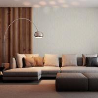 Papel De Parede Bobinex Essencial Geométrico Cinza 4304 - 2