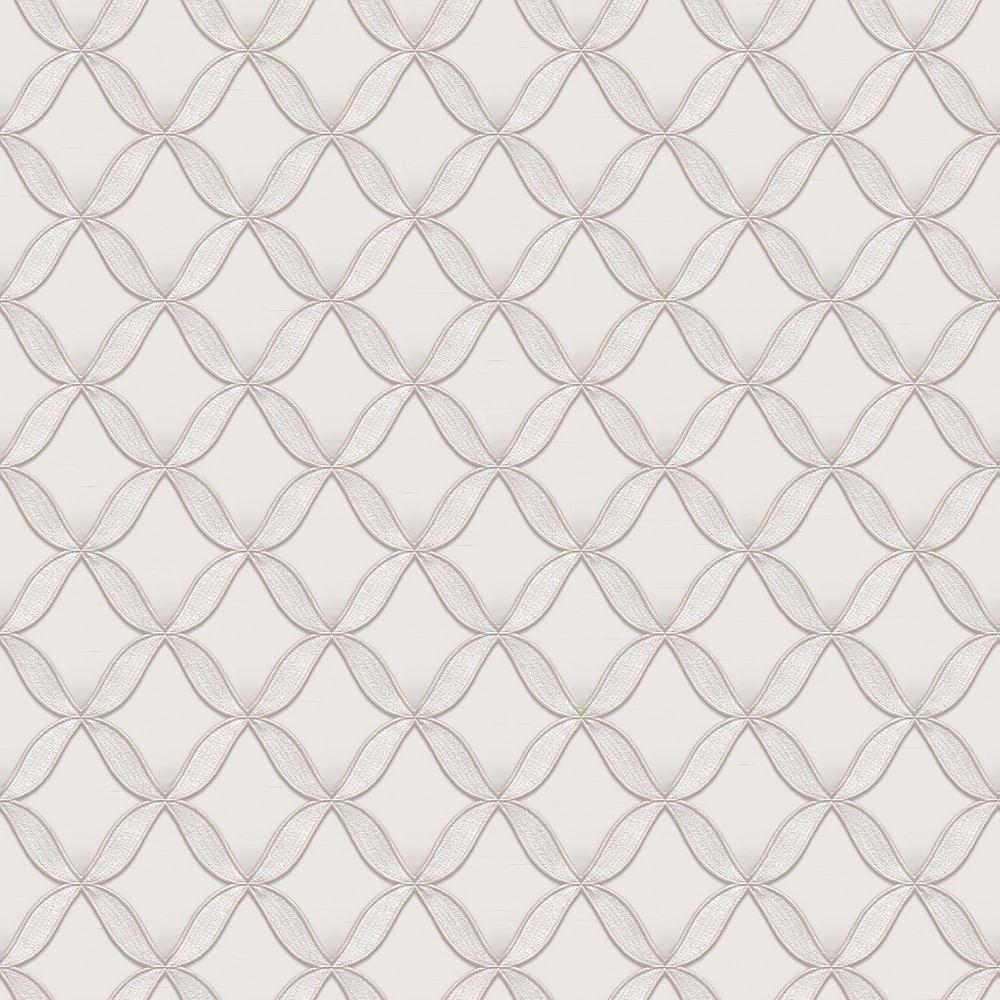 Papel De Parede Hf Orient Geométrico Cinza 221221 - 1