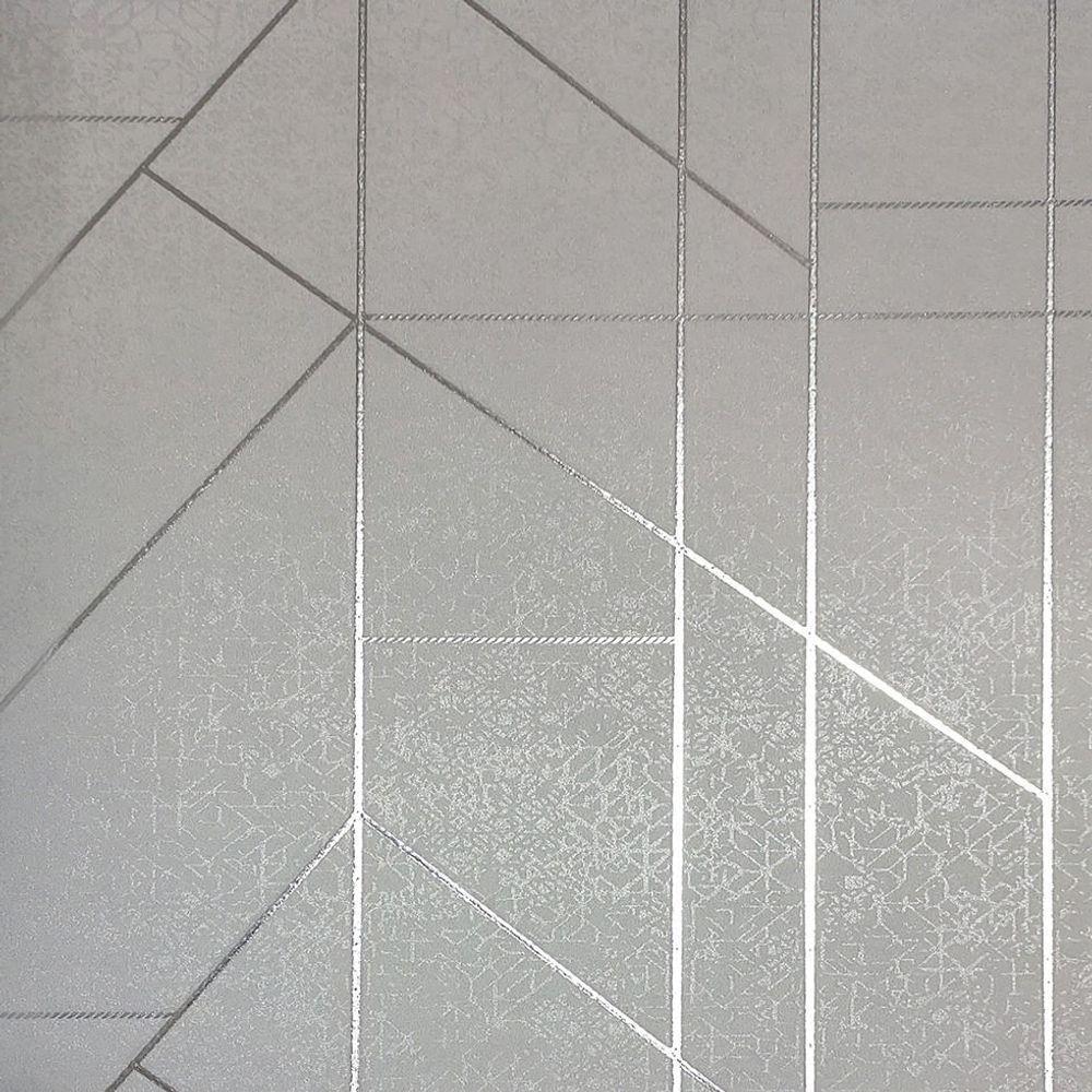 Papel De Parede White Swan Geométrico Verde Ws101504r - 1