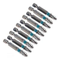 10 Bits Phillips Magnético 50mm Ponta 1-4\" Ph2 - Gross - 1