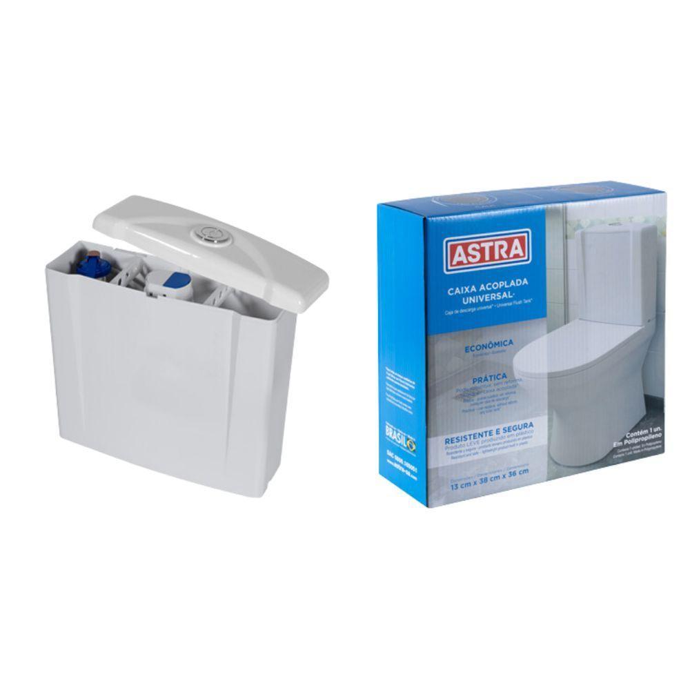 Caixa De Descarga Acoplada Universal Com Acionamento Simples - Astra - 2