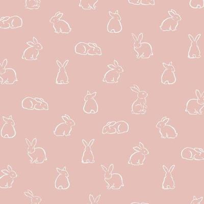 Papel De Parede Minime Infantil Rosa 17148