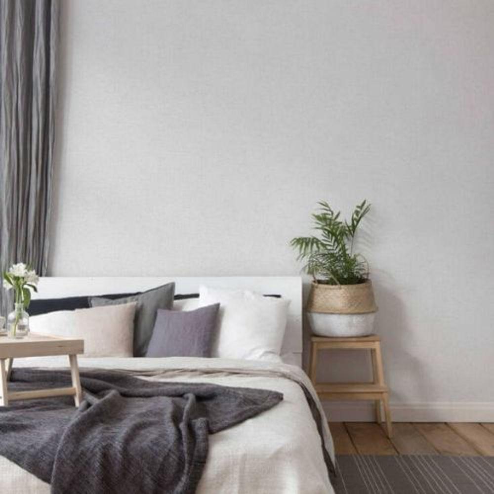 Papel De Parede Antigua Textura Branco 385284ag - 1