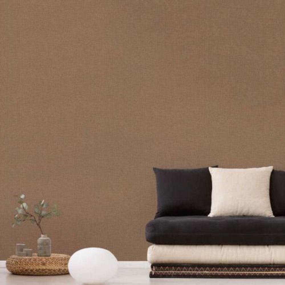 Papel De Parede Antigua Textura Marrom 385287ag - 1