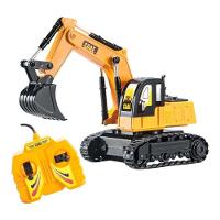 Carro Controle Com Fio Escavadeira Dmt6456 Dm Toys - 1