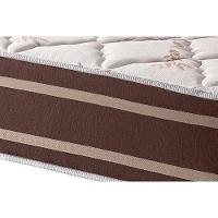Conjunto Box Solteiro: Colchão Molas Superlastic Duo Sono + Base Crc Suede Brown (88x188)