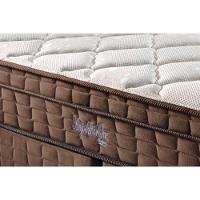 Conjunto Box Solteiro: Colchão Espuma D28 - Ag65 Anjos Star + Base Crc Suede Brown (88x188)